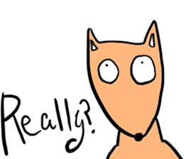 Orange Fox sticker #7019139