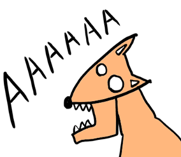 Orange Fox sticker #7019145