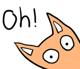 Orange Fox sticker #7019150