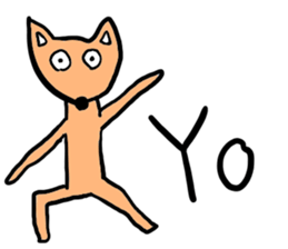 Orange Fox sticker #7019151