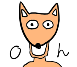 Orange Fox sticker #7019155