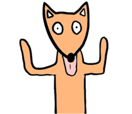 Orange Fox sticker #7019157