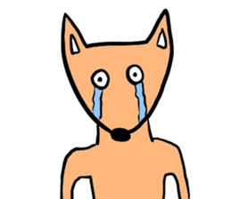 Orange Fox sticker #7019159