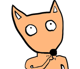 Orange Fox sticker #7019162