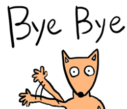 Orange Fox sticker #7019167