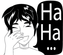 Cartoon Boy anime drawing v.update sticker #7019350