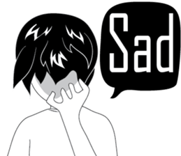 Cartoon Boy anime drawing v.update sticker #7019356