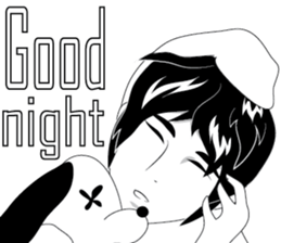 Cartoon Boy anime drawing v.update sticker #7019358