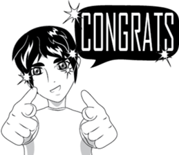 Cartoon Boy anime drawing v.update sticker #7019367