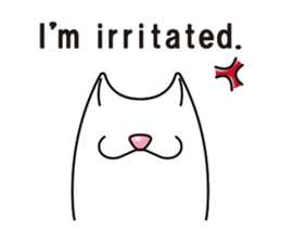 Bianco of the cat. 2 (English version.) sticker #7019608