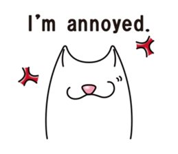 Bianco of the cat. 2 (English version.) sticker #7019609