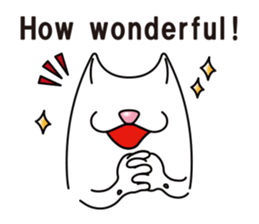 Bianco of the cat. 2 (English version.) sticker #7019613