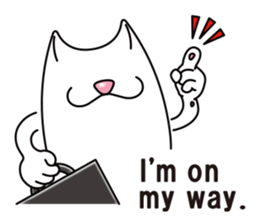 Bianco of the cat. 2 (English version.) sticker #7019641