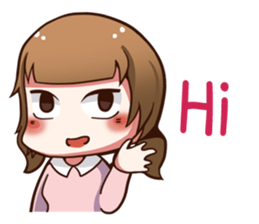 Daily The Sweet Girl (EN) sticker #7019688