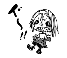 Re:YANDERE Girl sticker #7020258