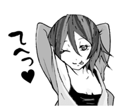 Re:YANDERE Girl sticker #7020267