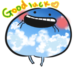 Alien and universe and star sticker #7020371