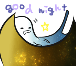 Alien and universe and star sticker #7020386