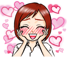 japanesewomam sticker sticker #7020465