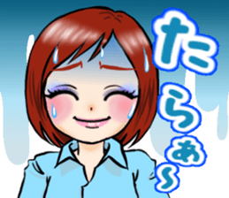 japanesewomam sticker sticker #7020479