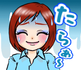 japanesewomam sticker sticker #7020479