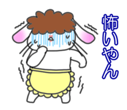 Mother of the white rabbit sticker #7020507