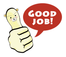 Business conversation of serious bear sticker #7020651