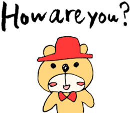 Stylish Bear sticker #7020693