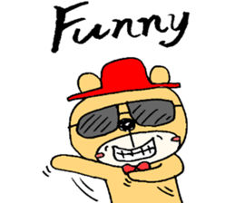 Stylish Bear sticker #7020702