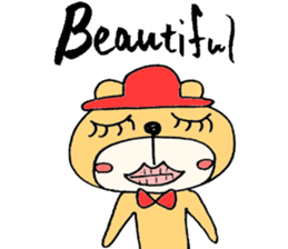 Stylish Bear sticker #7020703