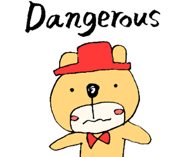 Stylish Bear sticker #7020705