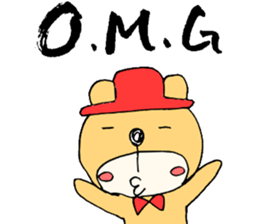 Stylish Bear sticker #7020706