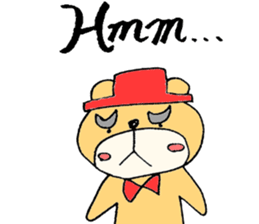Stylish Bear sticker #7020710