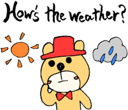 Stylish Bear sticker #7020712