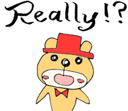 Stylish Bear sticker #7020715