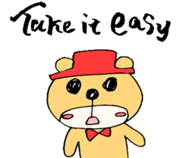 Stylish Bear sticker #7020720