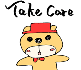 Stylish Bear sticker #7020721