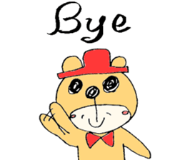 Stylish Bear sticker #7020723