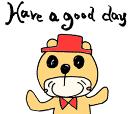 Stylish Bear sticker #7020724