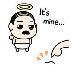 Middle-aged Angel sticker #7020730