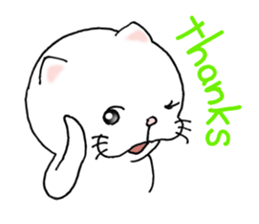 cat'sman for private actions english 2 sticker #7021215