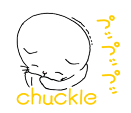 cat'sman for private actions english 2 sticker #7021221