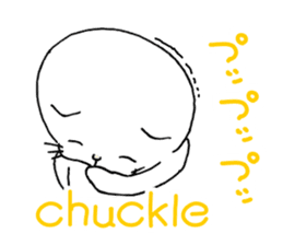 cat'sman for private actions english 2 sticker #7021221