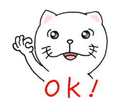 cat'sman for private actions english 2 sticker #7021226