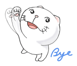 cat'sman for private actions english 2 sticker #7021246