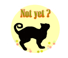 Jet Black Cat (English ver.) sticker #7021293