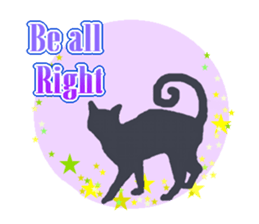 Jet Black Cat (English ver.) sticker #7021303