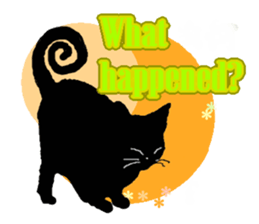 Jet Black Cat (English ver.) sticker #7021305