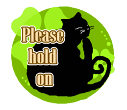 Jet Black Cat (English ver.) sticker #7021308