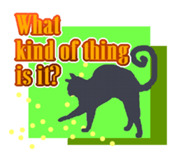 Jet Black Cat (English ver.) sticker #7021312